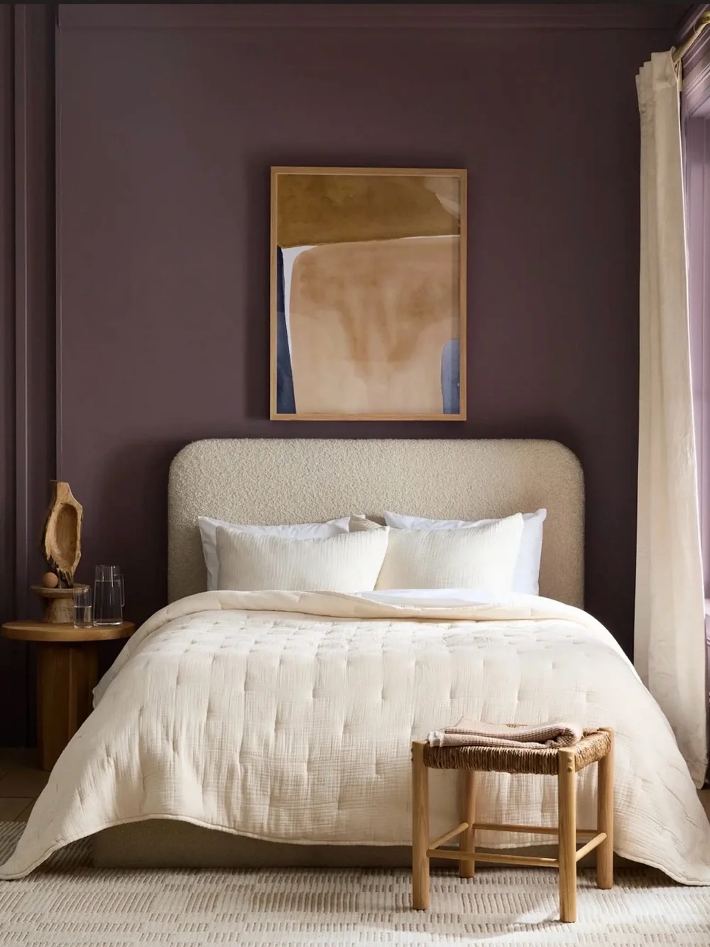 Quince Organic Cotton Gauze Dream Quilt Set in Undyed King 1189